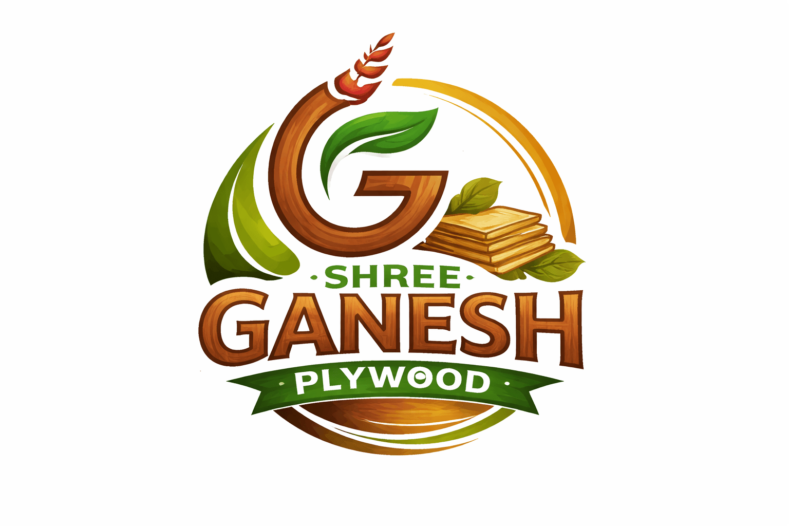 Shree Ganesh Plywood Logo