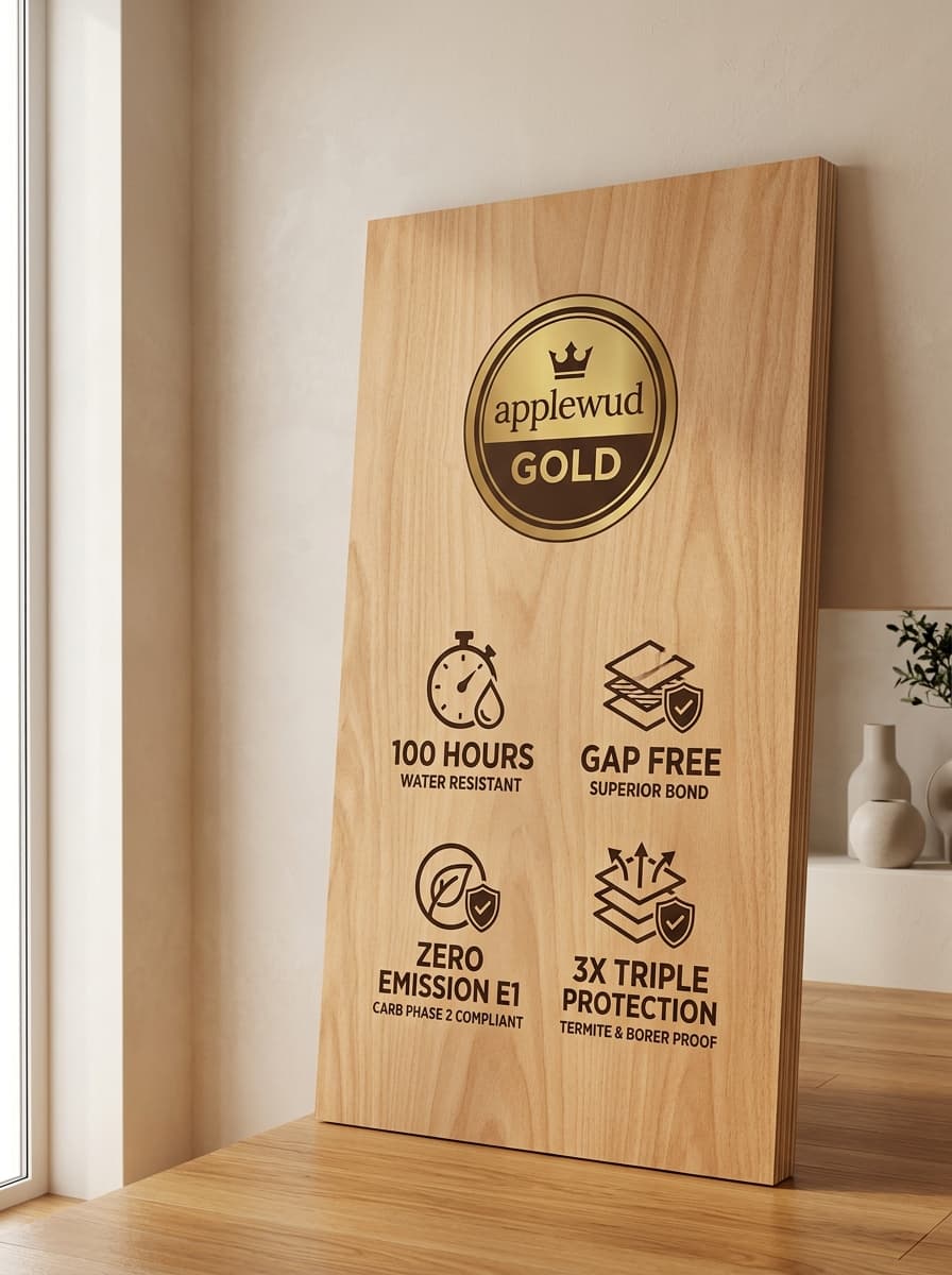 The Golden Era is Back: Why AppleWud GOLD with 100 Hours Water Resistance is the Ultimate Choice for Your Home - Shree Ganesh Plywood Karnal
